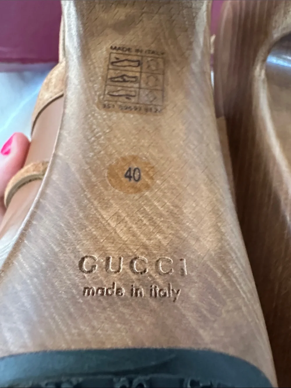 Gucci chic platform